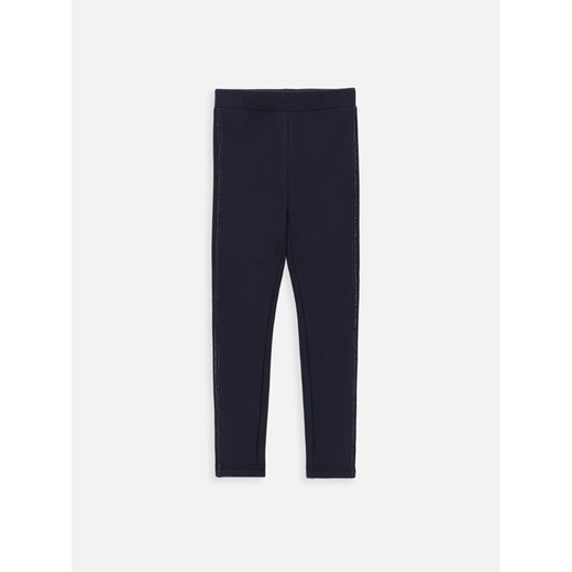 Coccodrillo Legginsy ZC3122601WGK Granatowy Slim Fit ze sklepu MODIVO w kategorii Spodnie dziewczęce - zdjęcie 182628081