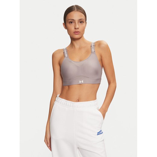 Under Armour Biustonosz sportowy Ua Infinity High Bra 1384112 Szary ze sklepu MODIVO w kategorii Biustonosze - zdjęcie 182628111