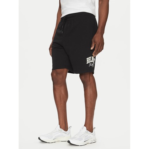 Jack&Jones Szorty sportowe Kane Detroit 12268773 Czarny Relaxed Fit ze sklepu MODIVO w kategorii Spodenki męskie - zdjęcie 182628113
