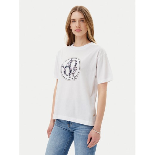 JOOP! T-Shirt 58 252JE58Tashi 30046236 Écru Regular Fit ze sklepu MODIVO w kategorii Bluzki damskie - zdjęcie 182628124