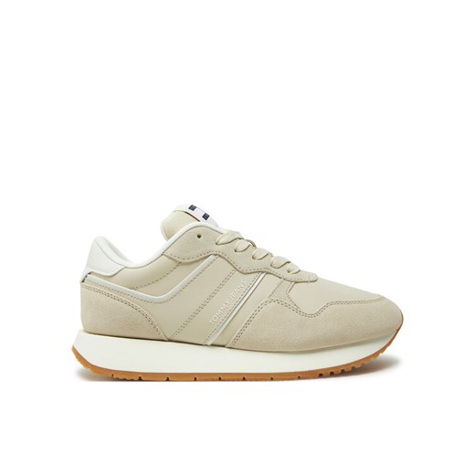 Tommy Jeans Sneakersy Tjw Eva Retro Runner EN0EN02771 Beżowy ze sklepu MODIVO w kategorii Buty sportowe damskie - zdjęcie 182628132