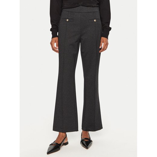 Lola Casademunt by Maite Spodnie materiałowe MF2414001 011 Szary Regular Fit ze sklepu MODIVO w kategorii Spodnie damskie - zdjęcie 182628142