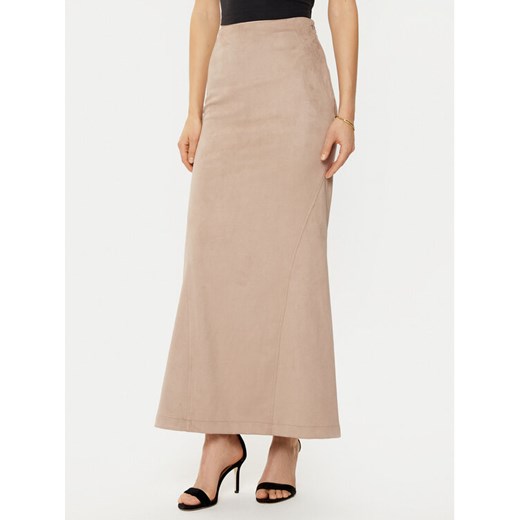 Guess Spódnica maxi W5RD51 WE0L0 Beżowy Regular Fit ze sklepu MODIVO w kategorii Spódnice - zdjęcie 182628154