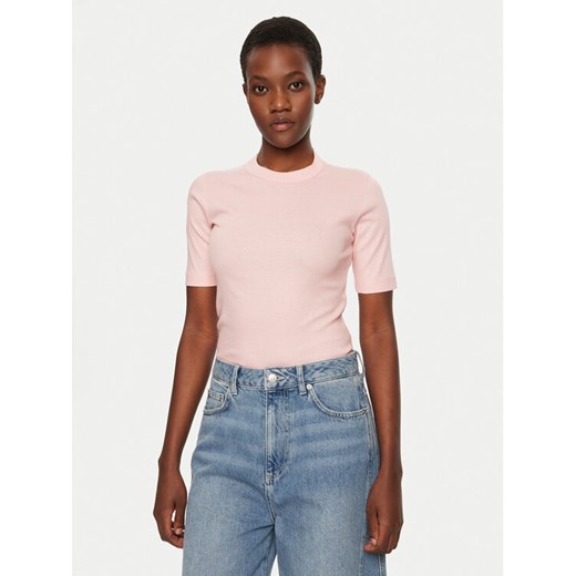 IVY OAK T-Shirt Kristin IO1100X2351 Różowy Slim Fit ze sklepu MODIVO w kategorii Bluzki damskie - zdjęcie 182628173