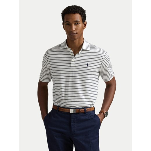 Polo Ralph Lauren Polo 710969622001 Biały Slim Fit ze sklepu MODIVO w kategorii T-shirty męskie - zdjęcie 182628252