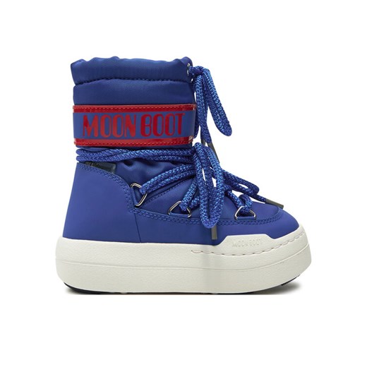 Moon Boot Śniegowce Junior Park Boot 80D3440020 Niebieski ze sklepu MODIVO w kategorii Buty zimowe dziecięce - zdjęcie 182628274