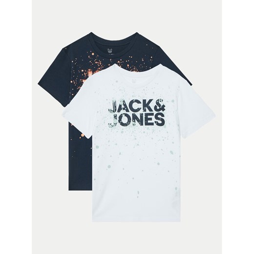Jack&Jones Komplet 2 t-shirtów Splash 12264259 Granatowy Regular Fit ze sklepu MODIVO w kategorii T-shirty chłopięce - zdjęcie 182628284