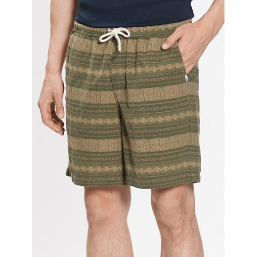 Quiksilver Szorty sportowe Taxeryd EQYWS03769 Zielony Regular Fit ze sklepu MODIVO w kategorii Spodenki męskie - zdjęcie 182628382