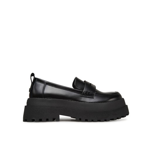 Buffalo Loafersy Pluto Loafer 1624086 Czarny ze sklepu MODIVO w kategorii Lordsy damskie - zdjęcie 182628540