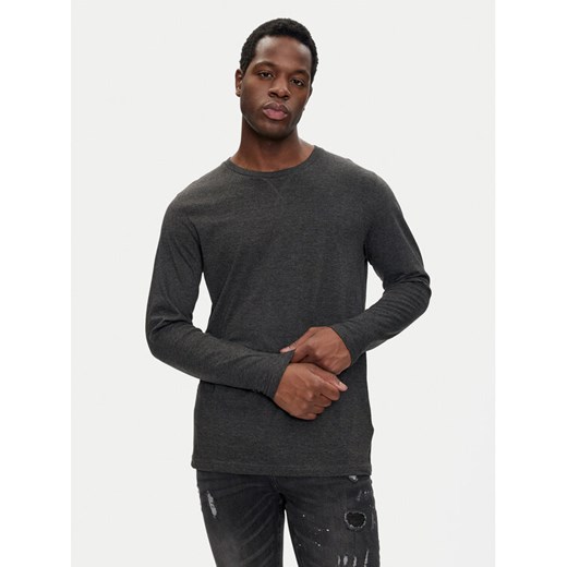 Brave Soul Longsleeve MLT-69PRAGUEM Szary Regular Fit ze sklepu MODIVO w kategorii T-shirty męskie - zdjęcie 182628614
