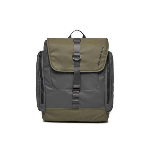 Calvin Klein Jeans Plecak Utilitarian Elongated Flap Bp40 K50K511506 Szary ze sklepu MODIVO w kategorii Plecaki - zdjęcie 182628660