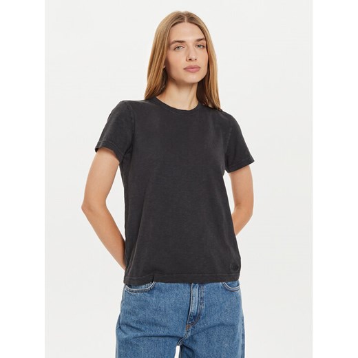 Lee T-Shirt Perfect 112355164 Czarny Regular Fit ze sklepu MODIVO w kategorii Bluzki damskie - zdjęcie 182628683