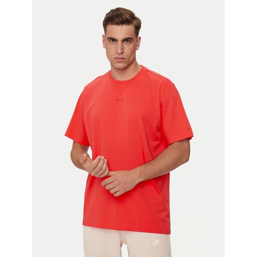 adidas T-Shirt ALL SZN IR9110 Czerwony Loose Fit ze sklepu MODIVO w kategorii T-shirty męskie - zdjęcie 182628720