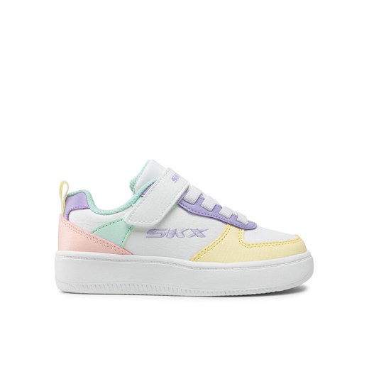 Skechers Sneakersy Sport Court 92 310156L/WMLT Biały ze sklepu MODIVO w kategorii Buty sportowe dziecięce - zdjęcie 182628734