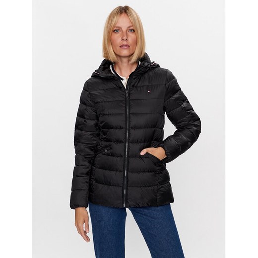 Tommy Hilfiger Kurtka przejściowa WW0WW39581 Czarny Regular Fit ze sklepu MODIVO w kategorii Kurtki damskie - zdjęcie 182628760