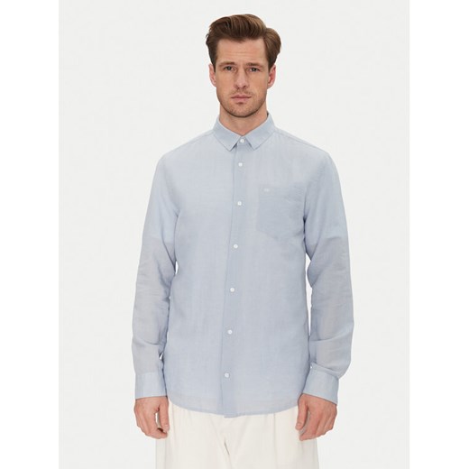 Calvin Klein Koszula K10K114488 Błękitny Regular Fit ze sklepu MODIVO w kategorii Koszule męskie - zdjęcie 182628791