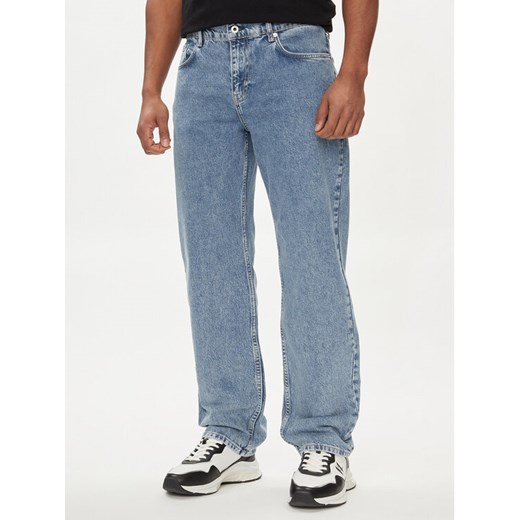 Karl Lagerfeld Jeans Jeansy 241D1108 Niebieski Straight Fit ze sklepu MODIVO w kategorii Jeansy męskie - zdjęcie 182628812
