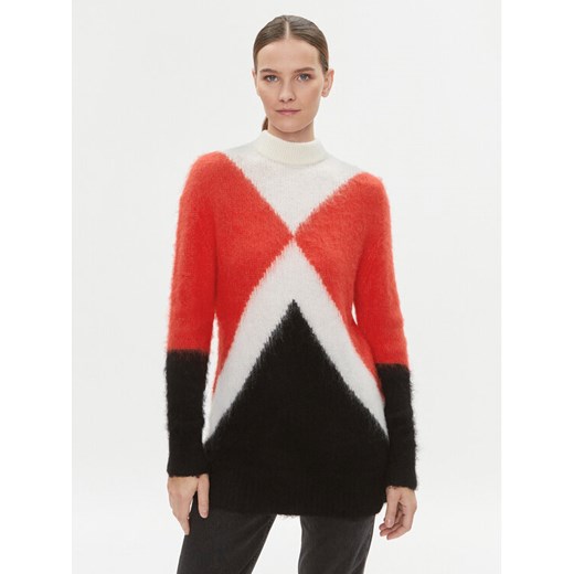 Tommy Hilfiger Sweter WW0WW39909 Kolorowy Regular Fit ze sklepu MODIVO w kategorii Swetry damskie - zdjęcie 182628834