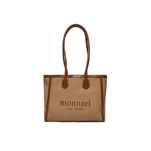 Monnari Torebka BAG0380-017 Beżowy ze sklepu MODIVO w kategorii Torby Shopper bag - zdjęcie 182628852