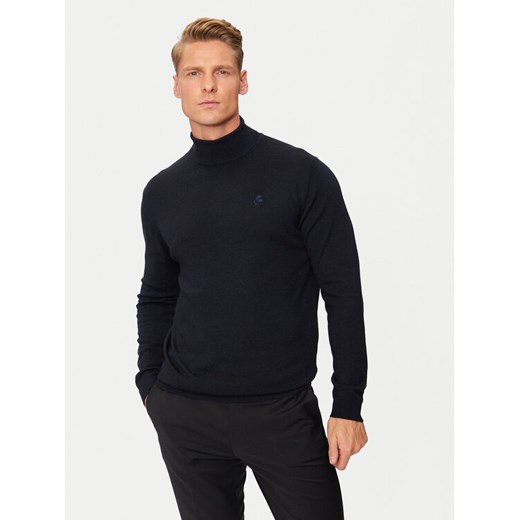 KARL LAGERFELD Golf 655058 544399 Granatowy Regular Fit ze sklepu MODIVO w kategorii Swetry męskie - zdjęcie 182628892