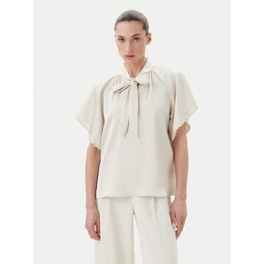Bruuns Bazaar Bluzka Beckia Wendi BBW4439 Écru Regular Fit ze sklepu MODIVO w kategorii Bluzki damskie - zdjęcie 182628910