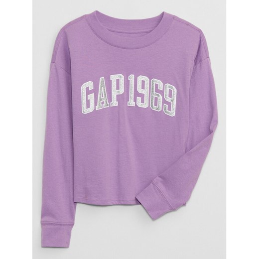 Gap Bluza 788206-01 Fioletowy Regular Fit ze sklepu MODIVO w kategorii Bluzy dziewczęce - zdjęcie 182628920