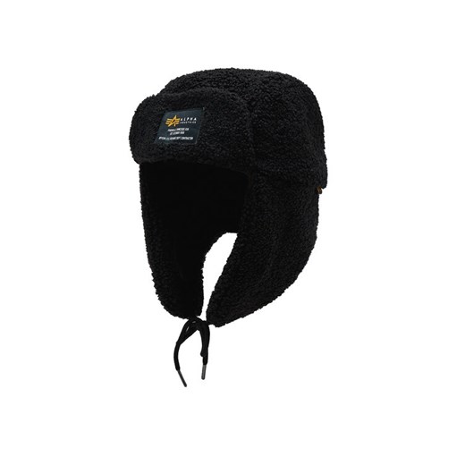 Alpha Industries Czapka Alpha Teddy Hat 108903 Czarny ze sklepu MODIVO w kategorii Czapki zimowe męskie - zdjęcie 182629032