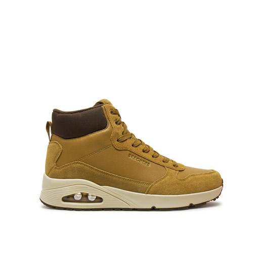 Skechers Sneakersy Stacre Mid 183013/WSK Brązowy ze sklepu MODIVO w kategorii Buty sportowe męskie - zdjęcie 182629064