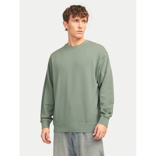 Jack&Jones Bluza Charge 12268273 Zielony Loose Fit ze sklepu MODIVO w kategorii Bluzy męskie - zdjęcie 182629220