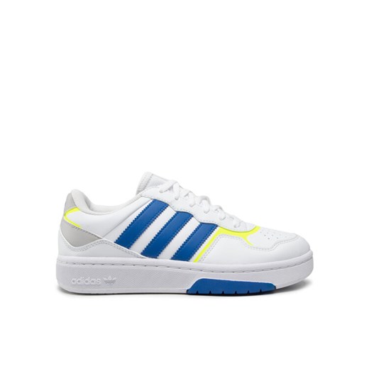 adidas Sneakersy Courtic J GY3634 Biały ze sklepu MODIVO w kategorii Buty sportowe dziecięce - zdjęcie 182629302