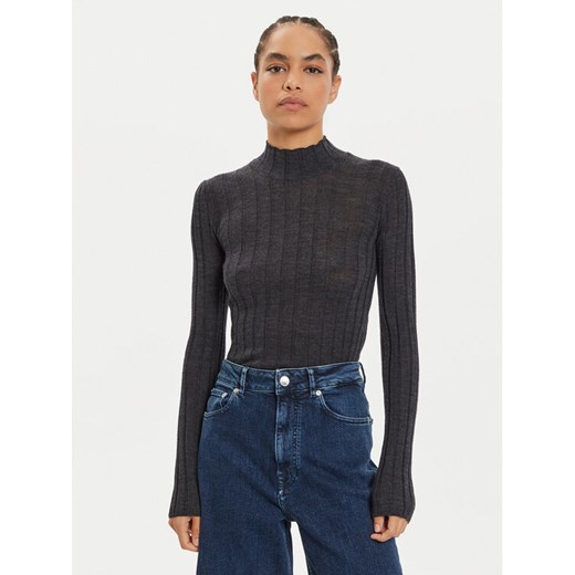 IVY OAK Sweter Kacy Rose IO113151 Szary Slim Fit ze sklepu MODIVO w kategorii Swetry damskie - zdjęcie 182629340