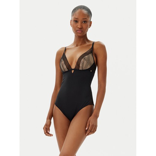 BOSS Body Eyelet 50540430 Czarny ze sklepu MODIVO w kategorii Body damskie - zdjęcie 182629394