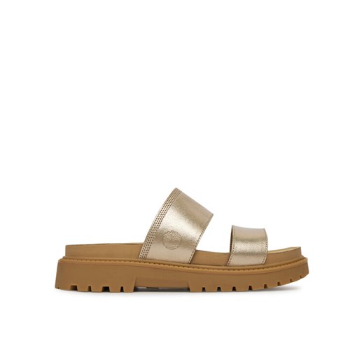 Timberland Klapki Clairemont Way TB0A2Q31N751 Złoty ze sklepu MODIVO w kategorii Klapki damskie - zdjęcie 182629424