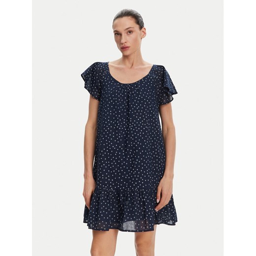 Pepe Jeans Sukienka codzienna Dafne PL953709 Granatowy Regular Fit ze sklepu MODIVO w kategorii Sukienki - zdjęcie 182629483