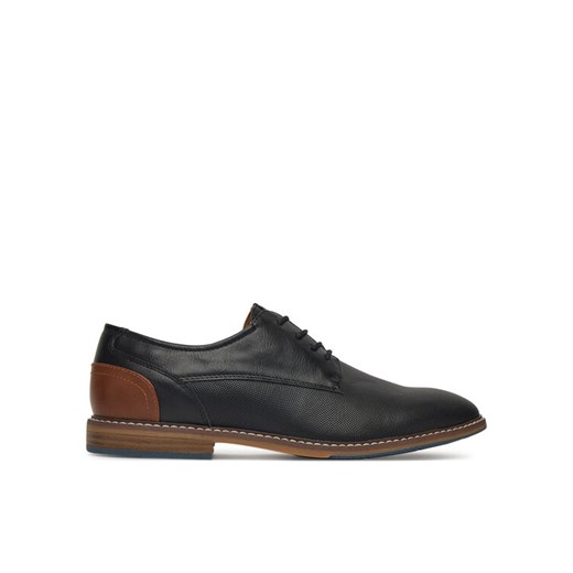 Lanetti Półbuty 123AM0956 Czarny ze sklepu MODIVO w kategorii Buty eleganckie męskie - zdjęcie 182629504