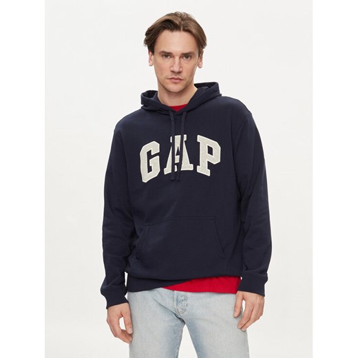 Gap Bluza 868453-01 Granatowy Regular Fit ze sklepu MODIVO w kategorii Bluzy męskie - zdjęcie 182629523