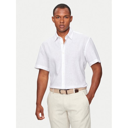 JOOP! Jeans Koszula 137Haris_1_2 30041310 Biały Casual Fit ze sklepu MODIVO w kategorii Koszule męskie - zdjęcie 182629524