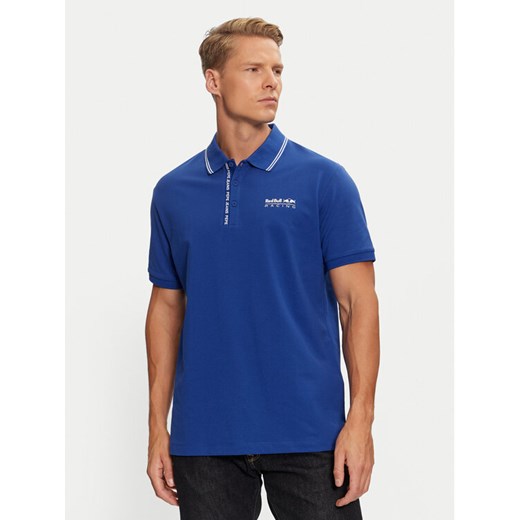 Pepe Jeans Polo Red Bull Racing RM540001 Niebieski Regular Fit ze sklepu MODIVO w kategorii T-shirty męskie - zdjęcie 182629581