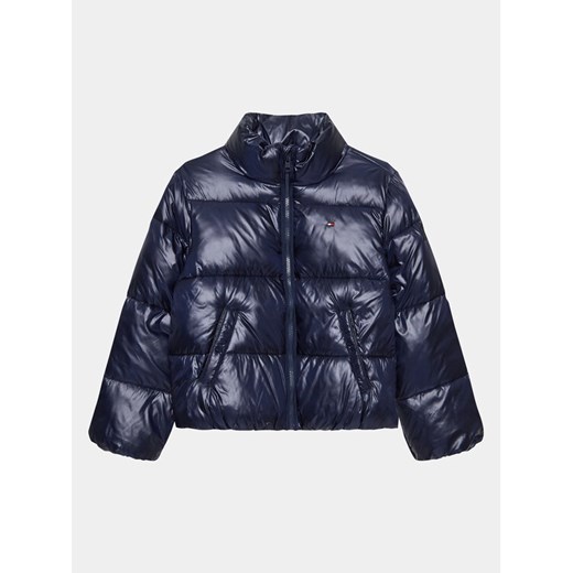 Tommy Hilfiger Kurtka zimowa KG0KG07392 D Granatowy Regular Fit ze sklepu MODIVO w kategorii Kurtki dziewczęce - zdjęcie 182629662