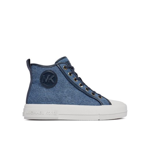 MICHAEL Michael Kors Trampki Evy High Top 43R4EYFS6D Niebieski ze sklepu MODIVO w kategorii Trampki damskie - zdjęcie 182629673