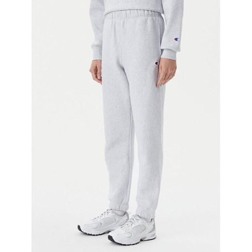 Champion Spodnie dresowe 117872 Szary Slim Fit ze sklepu MODIVO w kategorii Spodnie damskie - zdjęcie 182629682
