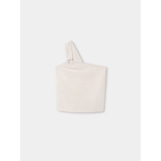 Mayoral Top 6017 Écru Slim Fit ze sklepu MODIVO w kategorii Bluzki dziewczęce - zdjęcie 182629690