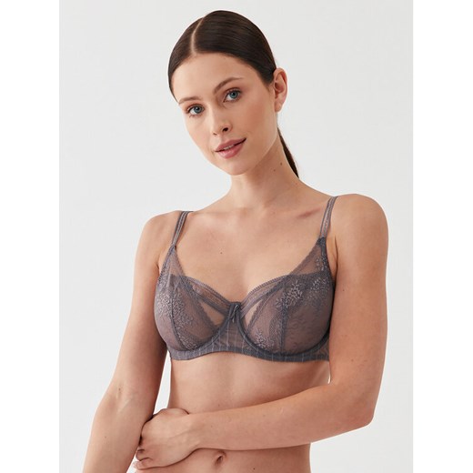 Passionata Biustonosz z fiszbiną Maddie P47H10 Szary ze sklepu MODIVO w kategorii Biustonosze - zdjęcie 182629703