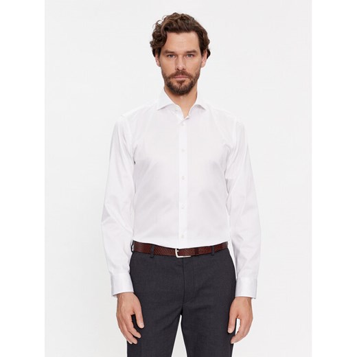 JOOP! Koszula 30034392 Biały Slim Fit ze sklepu MODIVO w kategorii Koszule męskie - zdjęcie 182629740
