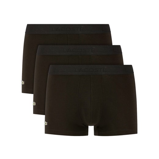Lacoste Komplet 3 par bokserek 5H3407 Czarny ze sklepu MODIVO w kategorii Majtki męskie - zdjęcie 182629803