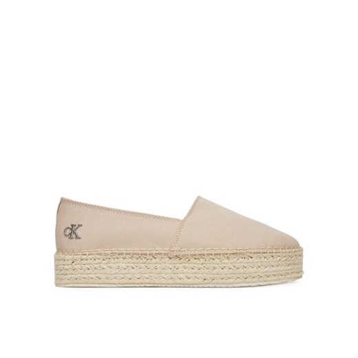 Calvin Klein Jeans Espadryle Flatform Esdparille Mg/Hdw YW0YW01737 Różowy ze sklepu MODIVO w kategorii Espadryle damskie - zdjęcie 182629911