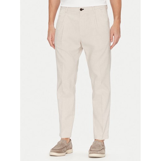 JOOP! Jeans Chinosy 15 JJF-100Lead2 30046561 Beżowy Loose Fit ze sklepu MODIVO w kategorii Spodnie męskie - zdjęcie 182629920