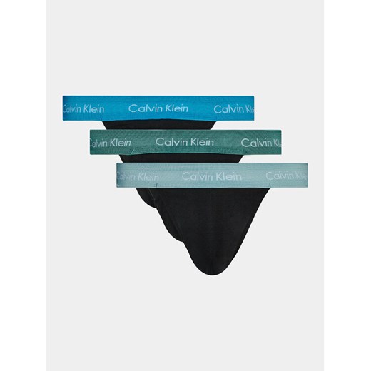 Calvin Klein Underwear Komplet 3 par slipów Jock Strap 000NB3363A Czarny ze sklepu MODIVO w kategorii Majtki męskie - zdjęcie 182629933