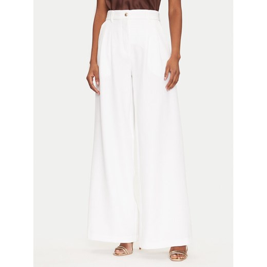 Guess Spodnie palazzo W5GB02 WH9Y2 Biały Wide Leg ze sklepu MODIVO w kategorii Spodnie damskie - zdjęcie 182629984