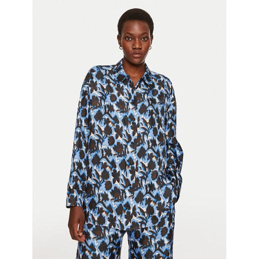 Munthe Koszula Tysori 243102924336 Granatowy Loose Fit ze sklepu MODIVO w kategorii Koszule damskie - zdjęcie 182630034